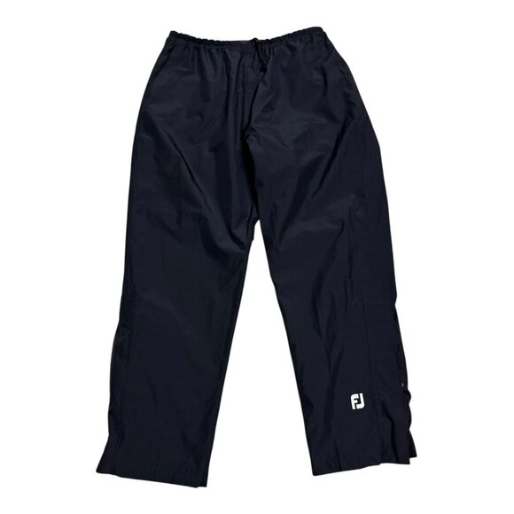 FOOTJOY GOLF Waterproof Windbreaker Outdoor Casual Black Golf Pants Mens XL - Picture 1 of 8